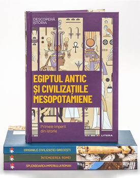 Pachet 4 volume Descopera istoria - coperta