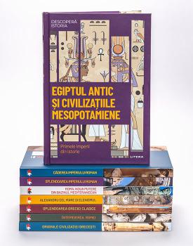 Pachet 8 volume Descopera istoria - coperta