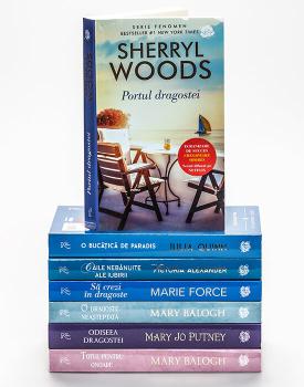 Pachet 7 volume Carti romantice - coperta