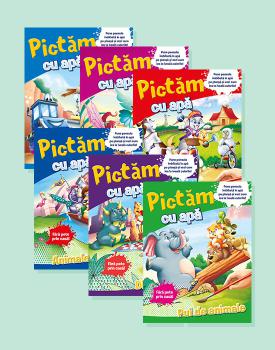 Pachet 6 carti Pictam cu apa - coperta