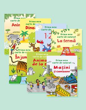 Pachet 7 carti de colorat - coperta