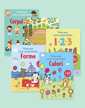 Pachet 5 carti cu autocolante - coperta