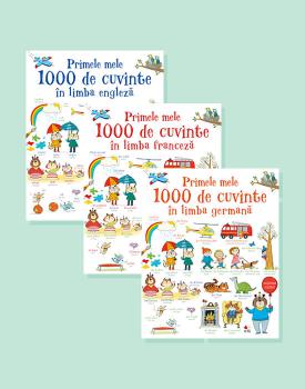 Primele mele 1000 de cuvinte Pachet 3 carti - coperta