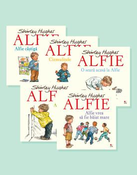Pachet 5 carti Alfie Shirley Hughes - coperta
