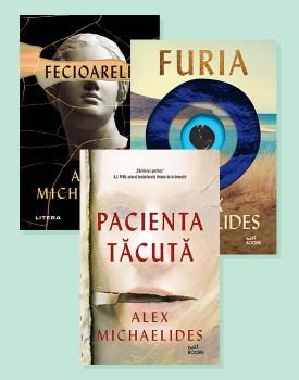 Pachet 3 carti Thriller Alex Michaelides - coperta