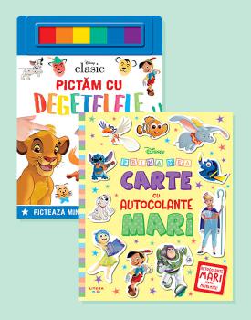 Pachet 2 carti Disney activitati pentru cei mici - coperta