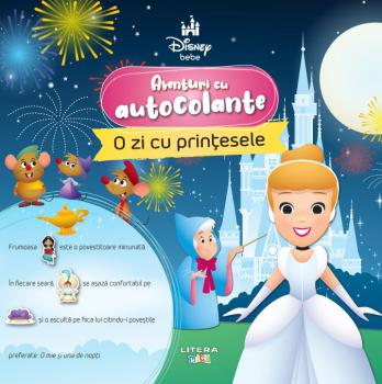 Disney Bebe Aventuri cu autocolante O zi cu printesele - coperta