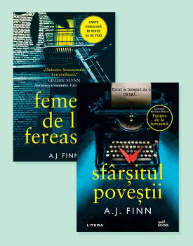Pachet 2 carti Thriller A J Finn - coperta