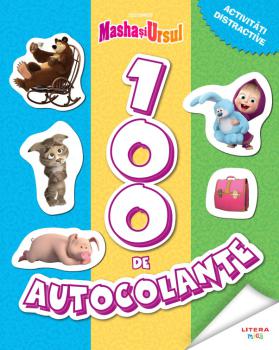 Masha si Ursul 100 de autocolante Activitati distractive - coperta
