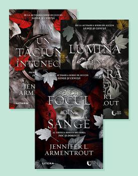 Pachet seria Foc si dorinta Jennifer L Armentrout 3 volume  - coperta