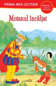 Motanul incaltat Nivelul 1 Carte cu pictograme  - coperta