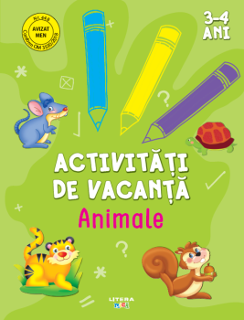 Activitati de vacanta Animale 3 4 ani  - coperta